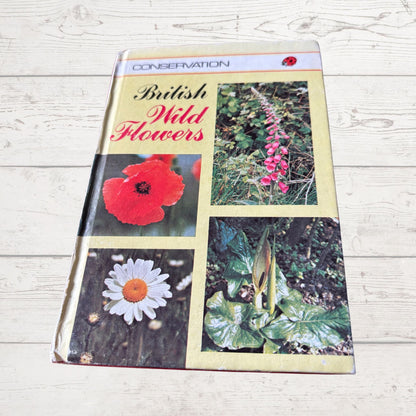 1979 vintage wild flowers ladybird guide book 