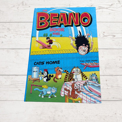 Vintage Beano Book 1981. Comic Strip Annual  for Nostalgic Reading & Collecting. Great Gift Idea