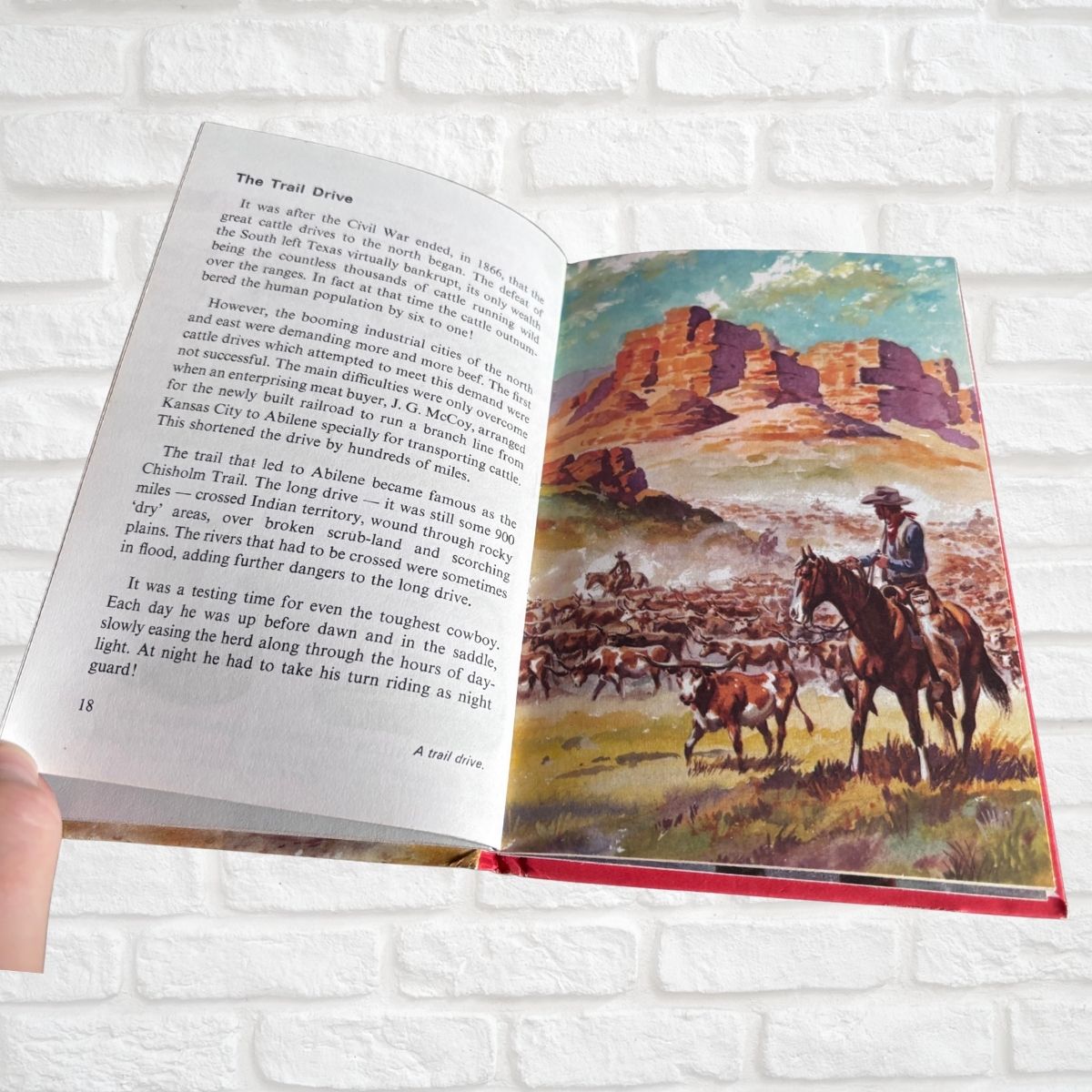 The Story of the Cowboy. Vintage 1970s Ladybird Book.Series 707