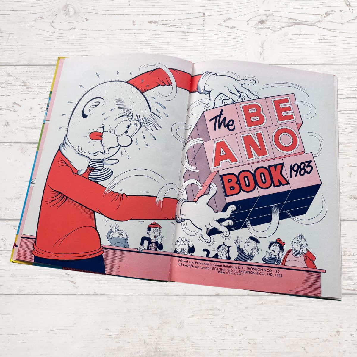 Vintage Beano Book 1983. Classic Comic Strip Annual for Nostalgic Reading & Collecting. Great Gift idea