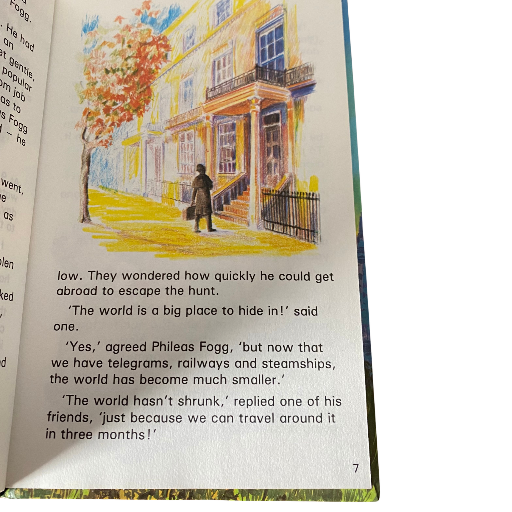 Vintage  Ladybird book - Around the World in 80 Days printed in England