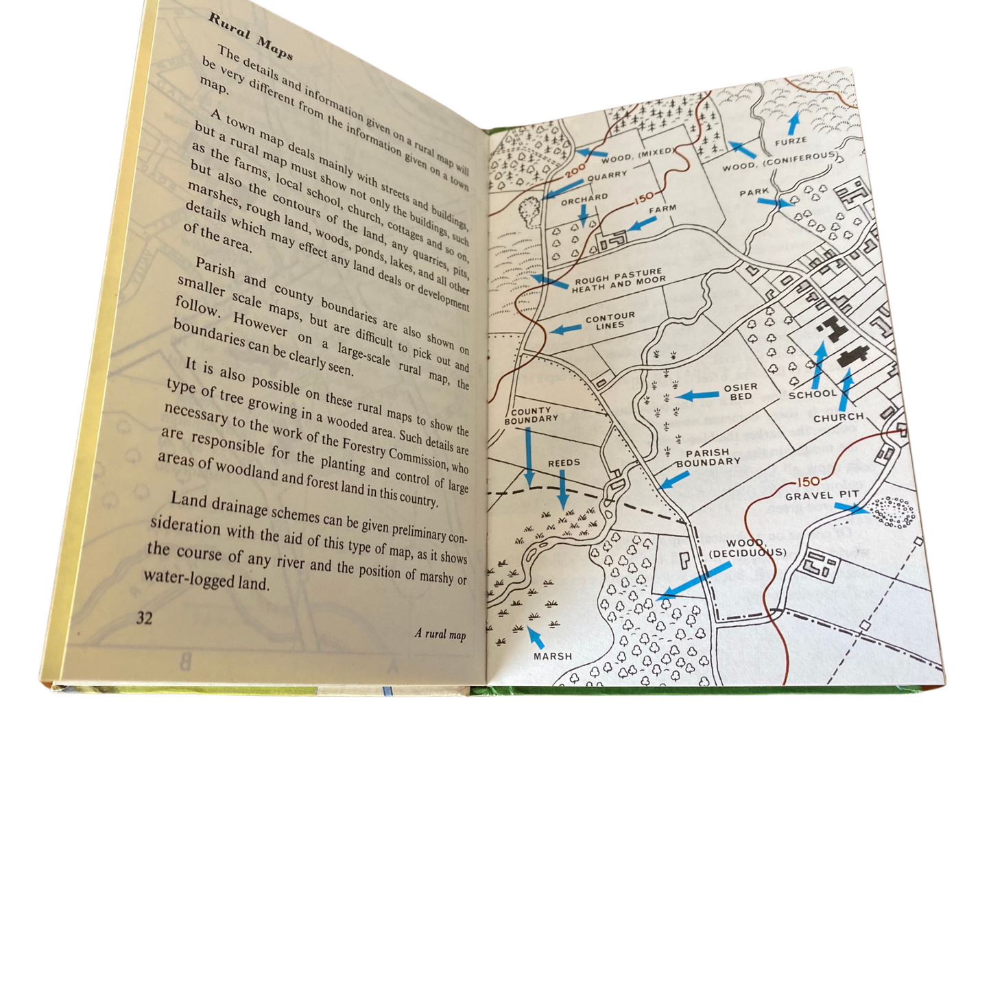 Vintage 1960s ladybird book, Understanding Maps ,  Series 671