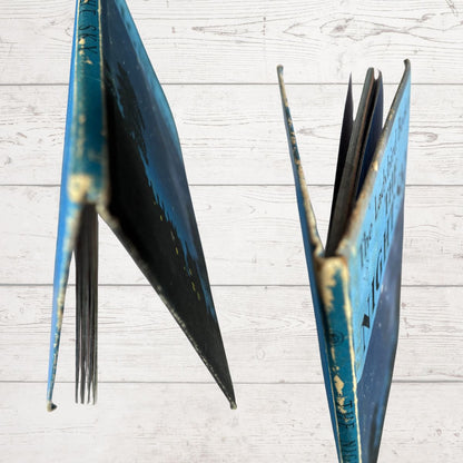 Book spine close up 