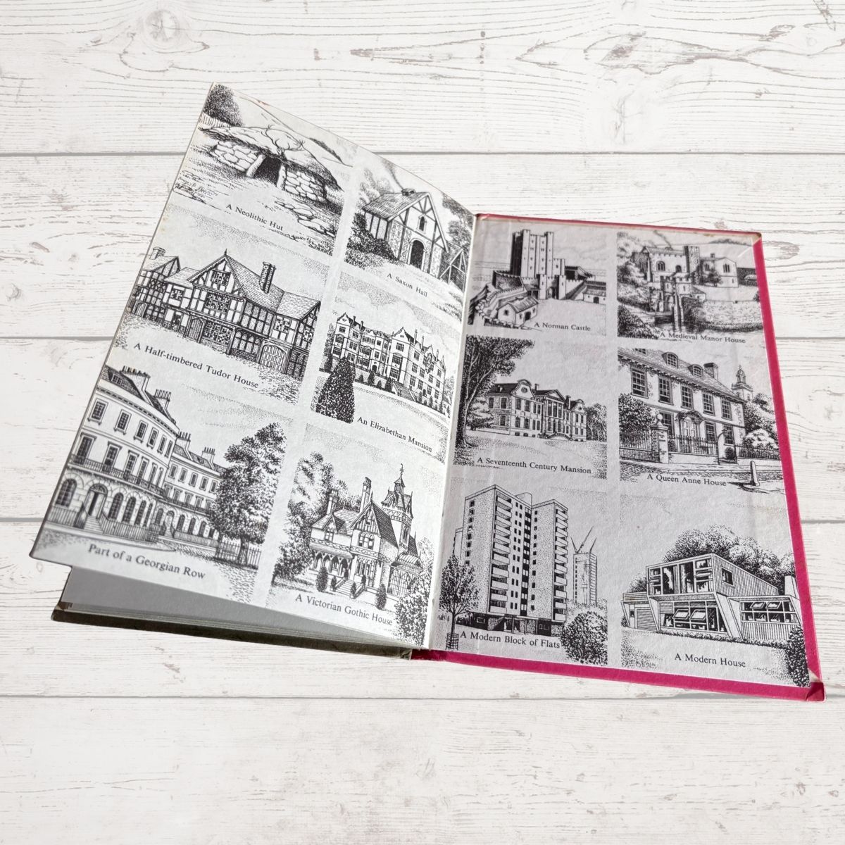Vintage 1970s Ladybird Achievement’s Book .The Story of Houses and Homes. Series 601.
