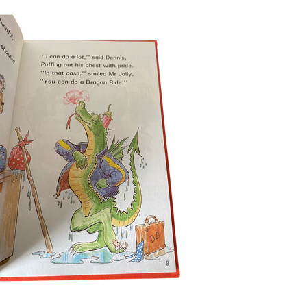 Dennis the Dragon, Dennis finds a new job, vintage ladybird book.. Great gift idea