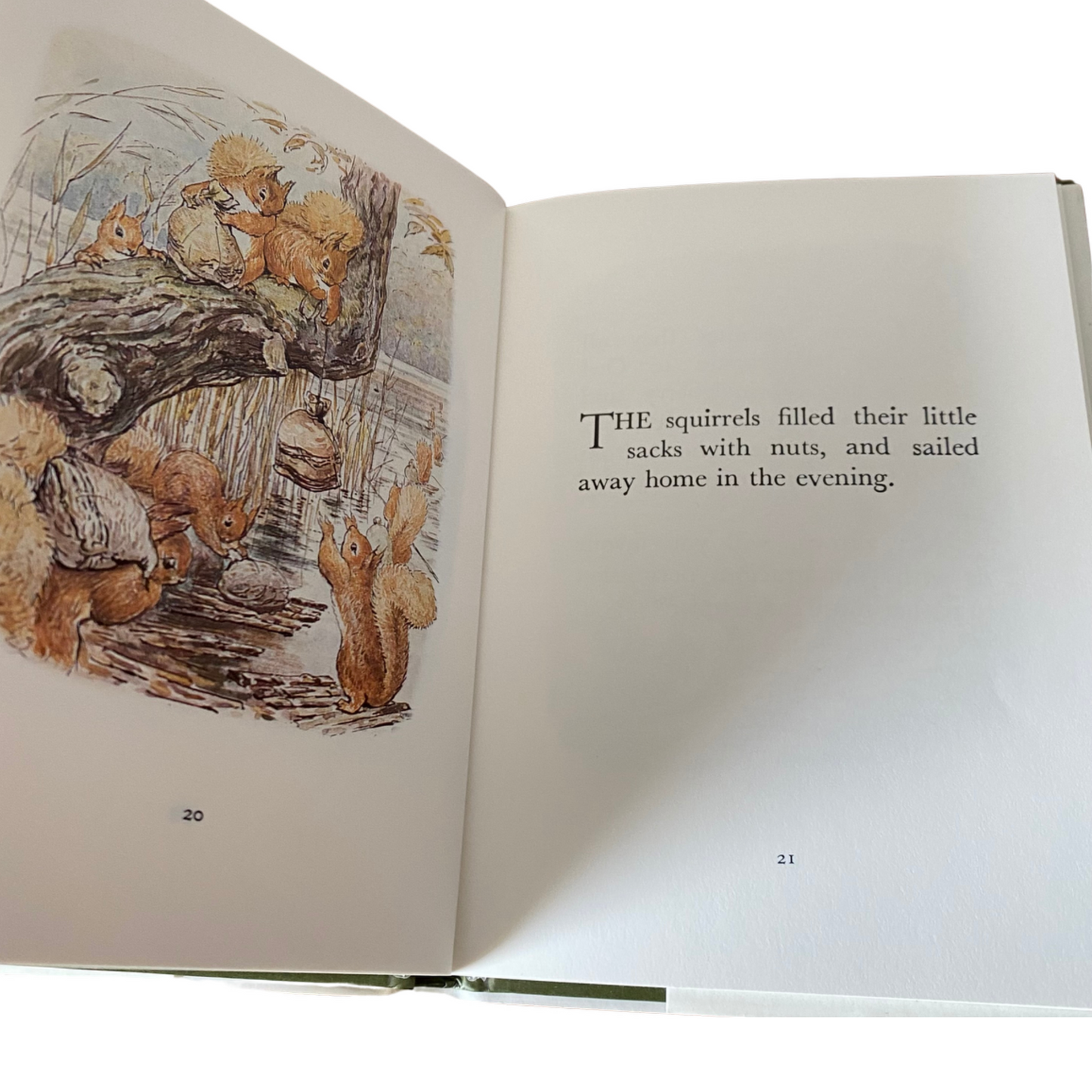 The Tale of Squirrel Nutkin. Vintage Beatrix Potter book. 1987 edition.