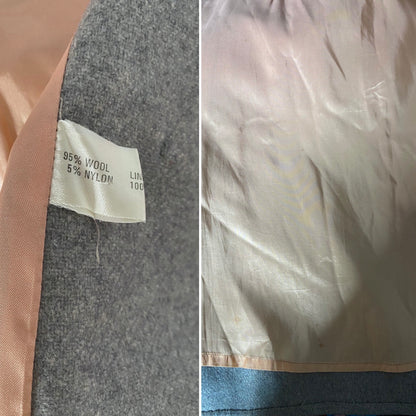 Close up of the label and the lining