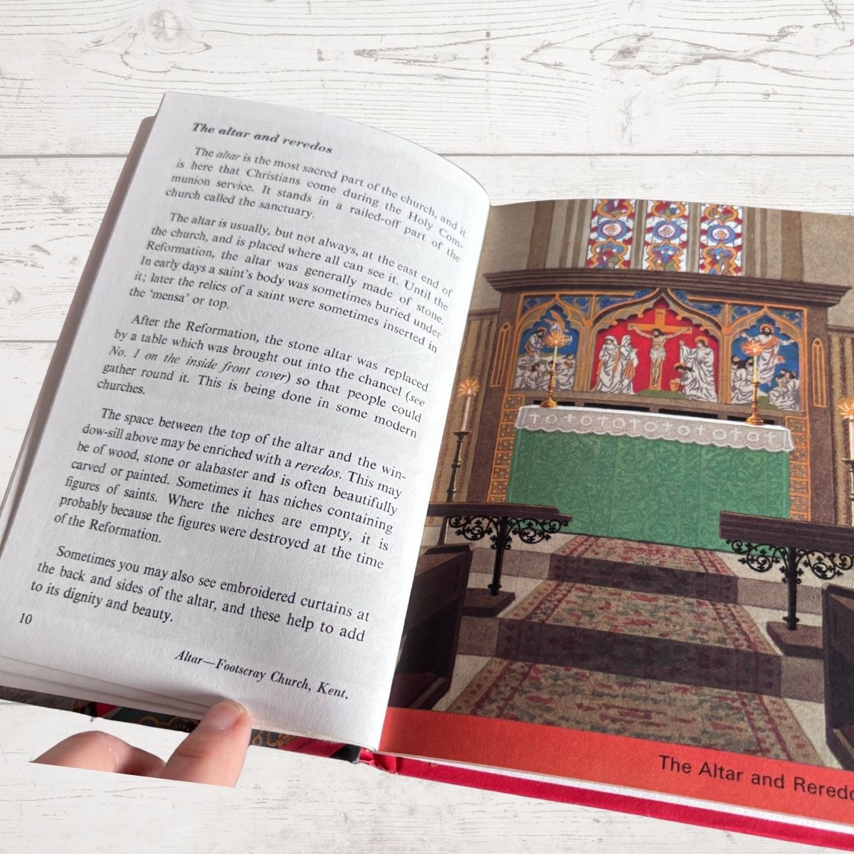 Vintage 1970s ladybird book: What to Look for Inside a Church. Series 649