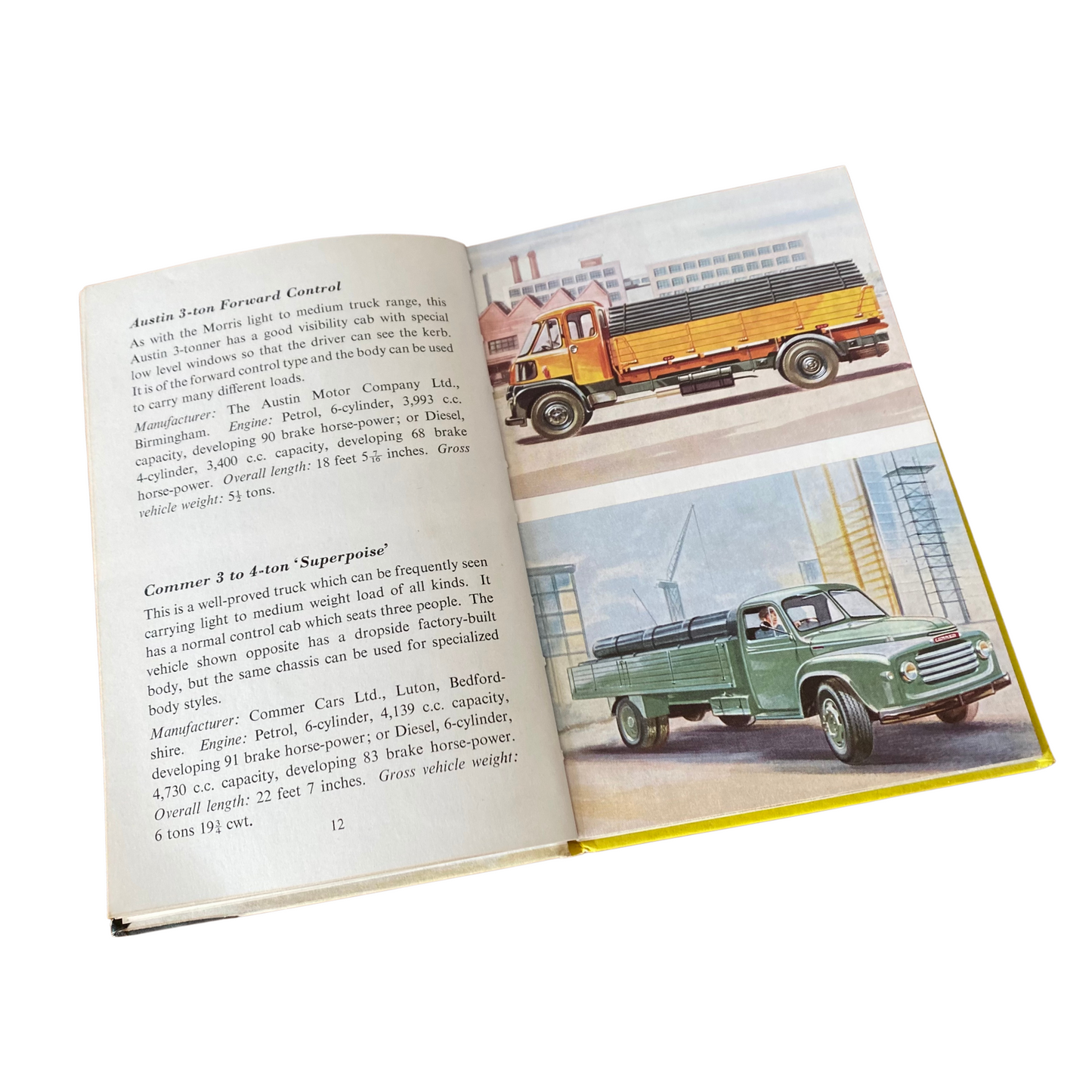 Vintage 1960s ladybird book, The Ladybird Book of Commercial Vehicles,  Series 584