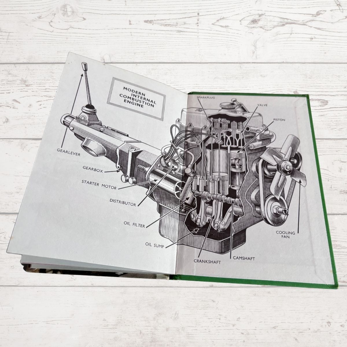 Vintage 1960s ladybird book, The Story of the Motor Car. A Ladybird Achievements Book. Series 601