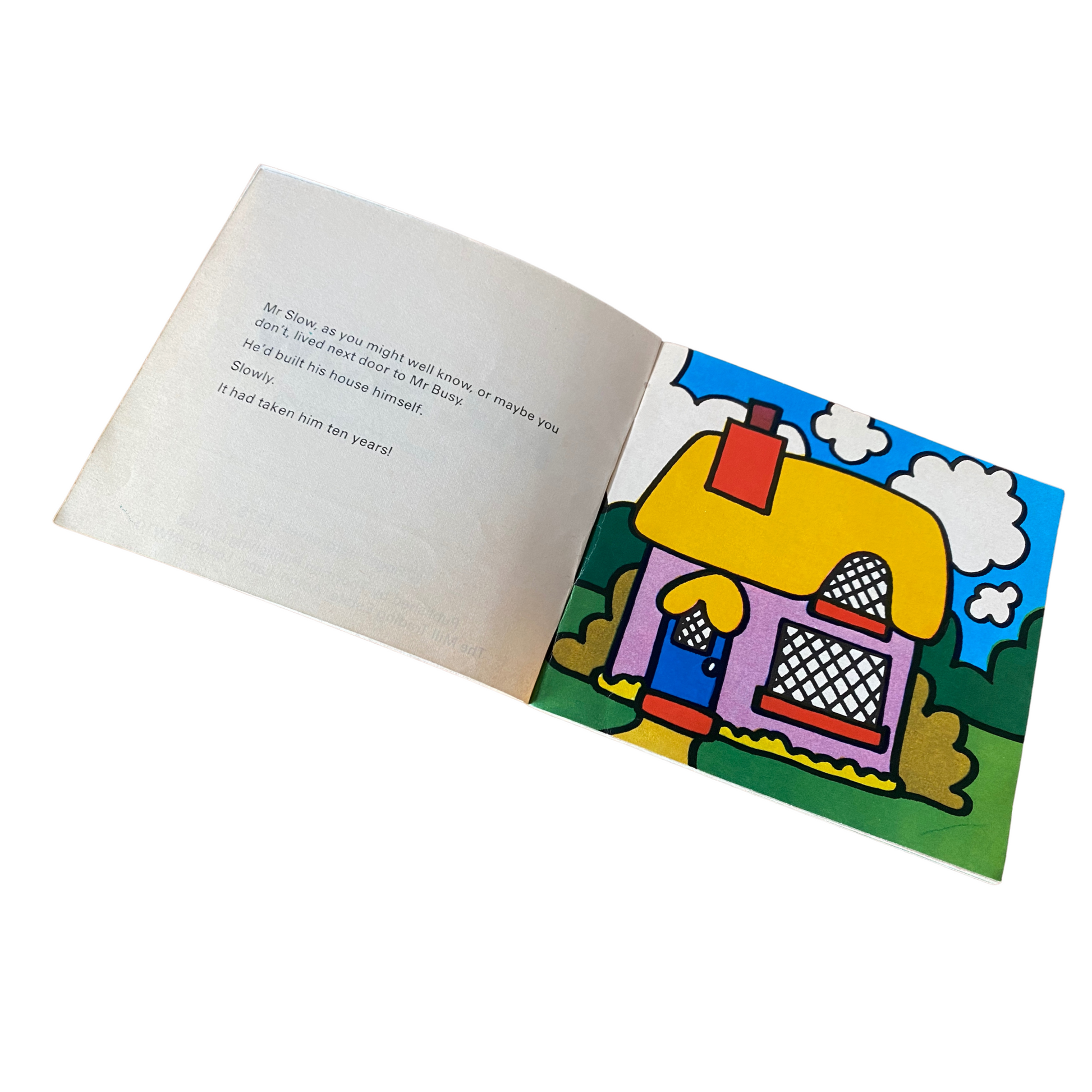 Collectible  Mr Slow book  - Original 1970s Roger Hargreaves Edition