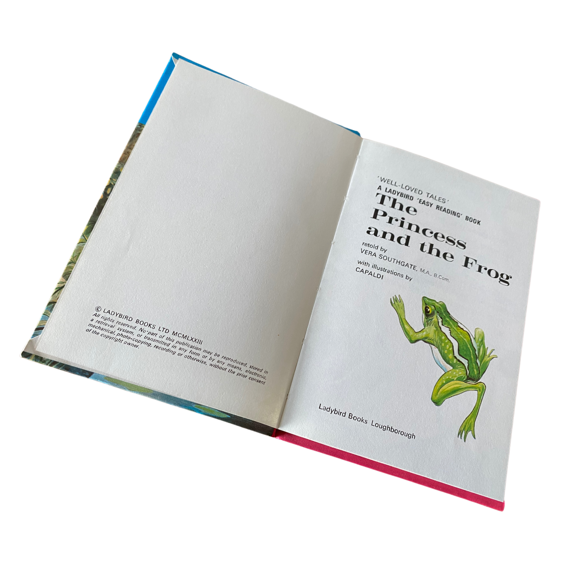 Small hardback book -  The Princess and the Frog , perfect for collectors and nostalgic gifts