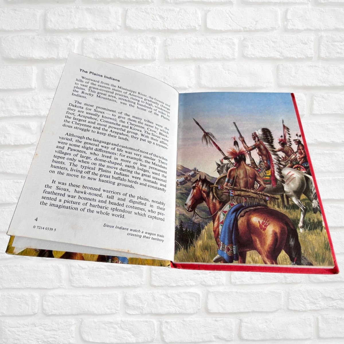 Open vintage ladybird book 