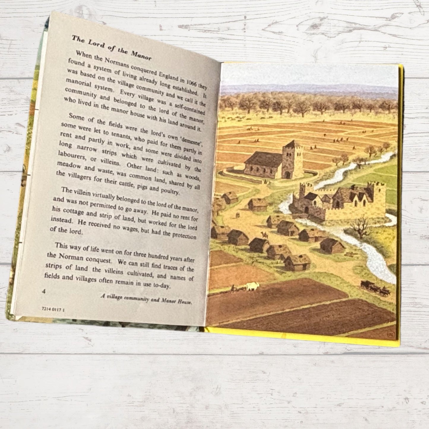 History themed vintage ladybird book Shoeing a Manor House 