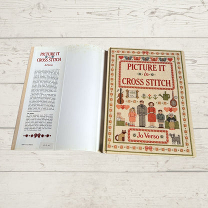 Picture it in Cross Stitch by Jo Verso: A Vintage Craft Book for Designing Unique Needlecraft Pieces