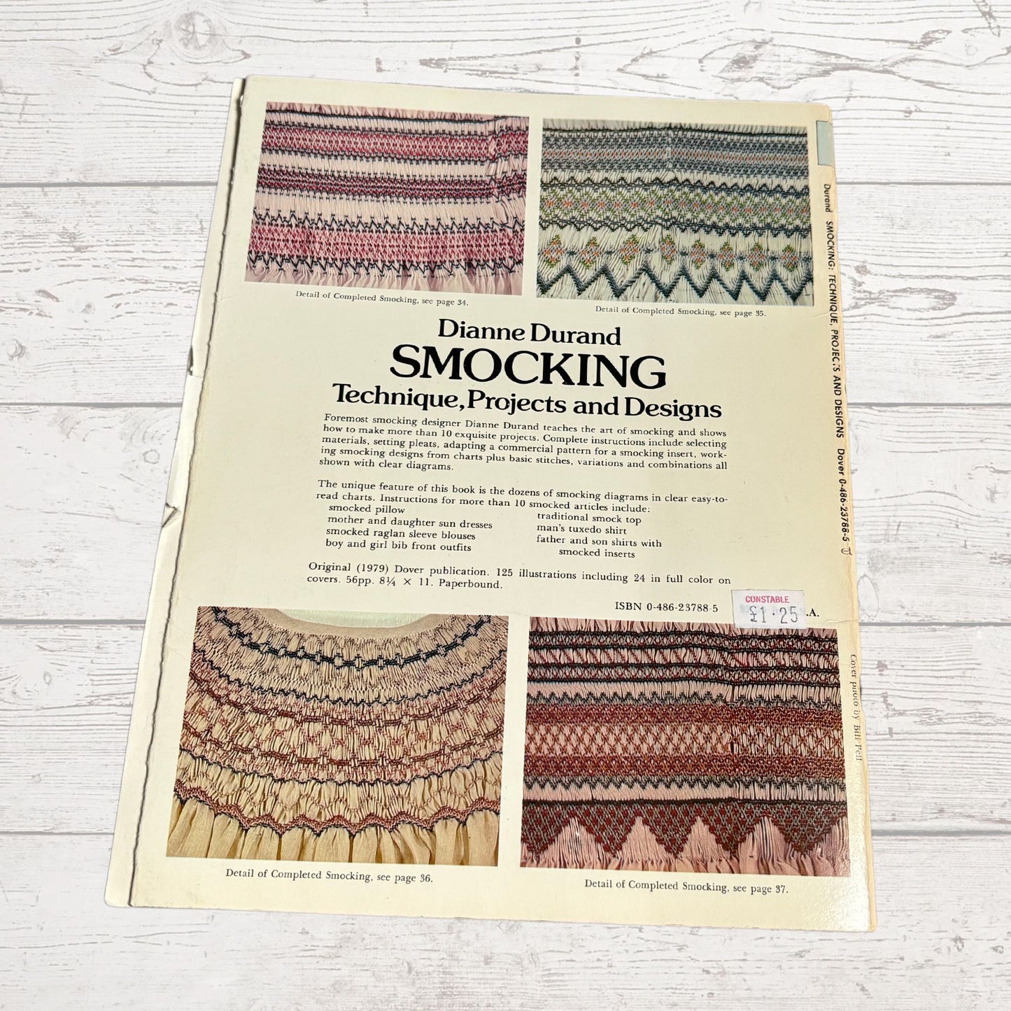 Smocking : Technique, Projects and Designs - A 1970s Sewing Book by Dianne Durand