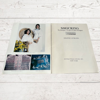 Smocking : Technique, Projects and Designs - A 1970s Sewing Book by Dianne Durand