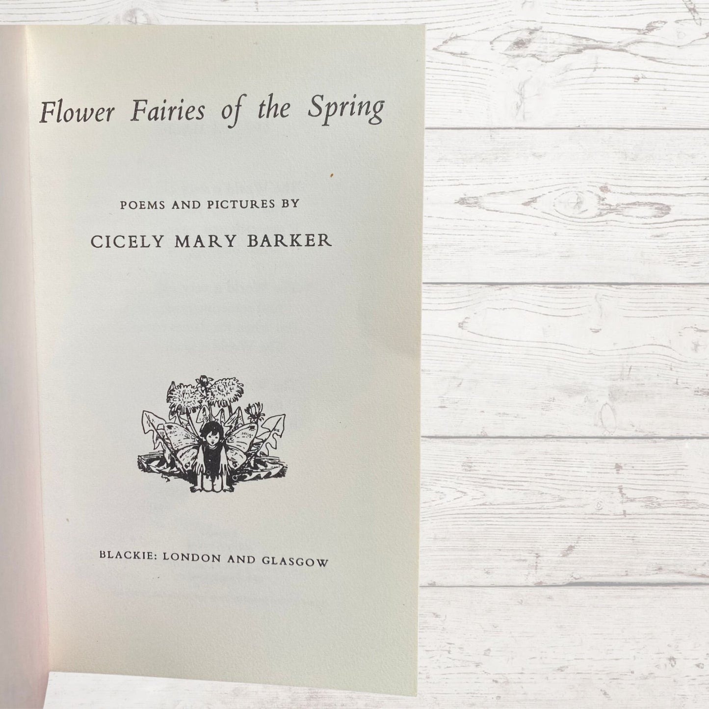 Flower Fairies of the Spring, 1970s edition by Cicely M Barker. Great gift idea