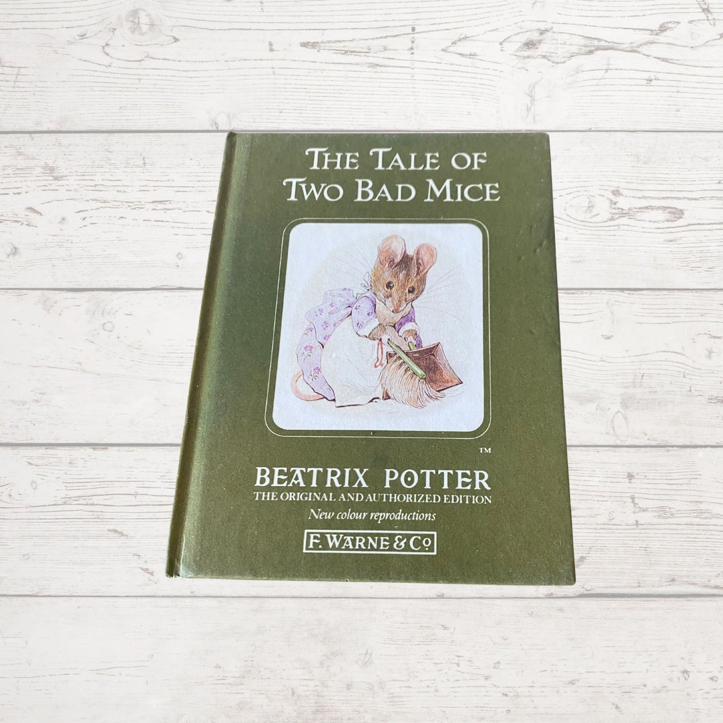 The Tale of Two Bad Mice. Vintage Beatrix Potter book. 1991 edition.