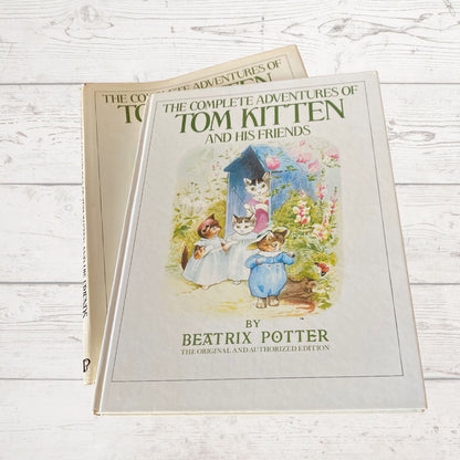 The Complete Adventures of Tom Kitten and his Friends. 1985 Edition - Fully Illustrated Hardcover Book with dust jacket