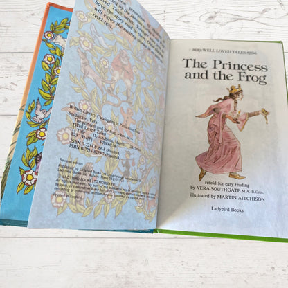 The Princess and the Frog : 80s Vintage Ladybird Book from the Well Loved Tales Series 606D - Nostalgic gift idea