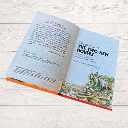 Vintage 1970s ladybird book, The Parable of The Two New Houses . Series 606A