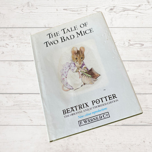 The Tale of Two Bad Mice. Vintage Beatrix Potter book. 1991 edition.