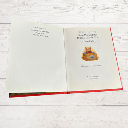 Vintage Hardback: The Adventures of Sam Pig - Sam Pig and the Hurdy-Gurdy Man  by Alison Uttley, Illustrated by Graham Percy