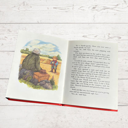Vintage Hardback: The Adventures of Sam Pig - Sam Pig and the Hurdy-Gurdy Man  by Alison Uttley, Illustrated by Graham Percy
