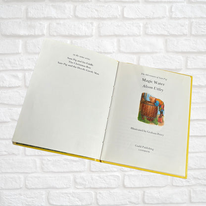 Vintage Hardback: The Adventures of Sam Pig - Magic Water by Alison Uttley, Illustrated by Graham Percy