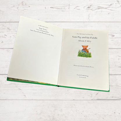 Vintage Hardback: The Adventures of Sam Pig - Sam Pig and his Fiddle by Alison Uttley, Illustrated by Graham Percy