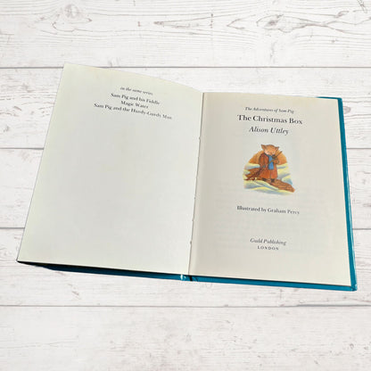 Vintage Hardback: The Adventures of Sam Pig - The Christmas Box by Alison Uttley, Illustrated by Graham Percy
