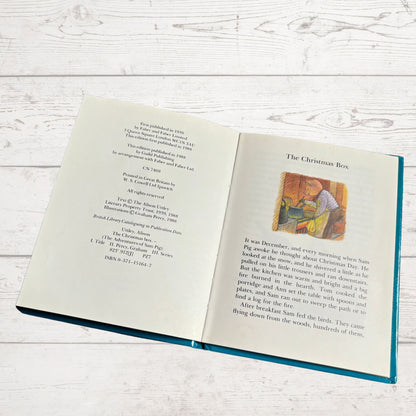 Vintage Hardback: The Adventures of Sam Pig - The Christmas Box by Alison Uttley, Illustrated by Graham Percy