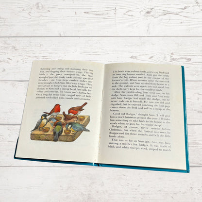 Vintage Hardback: The Adventures of Sam Pig - The Christmas Box by Alison Uttley, Illustrated by Graham Percy