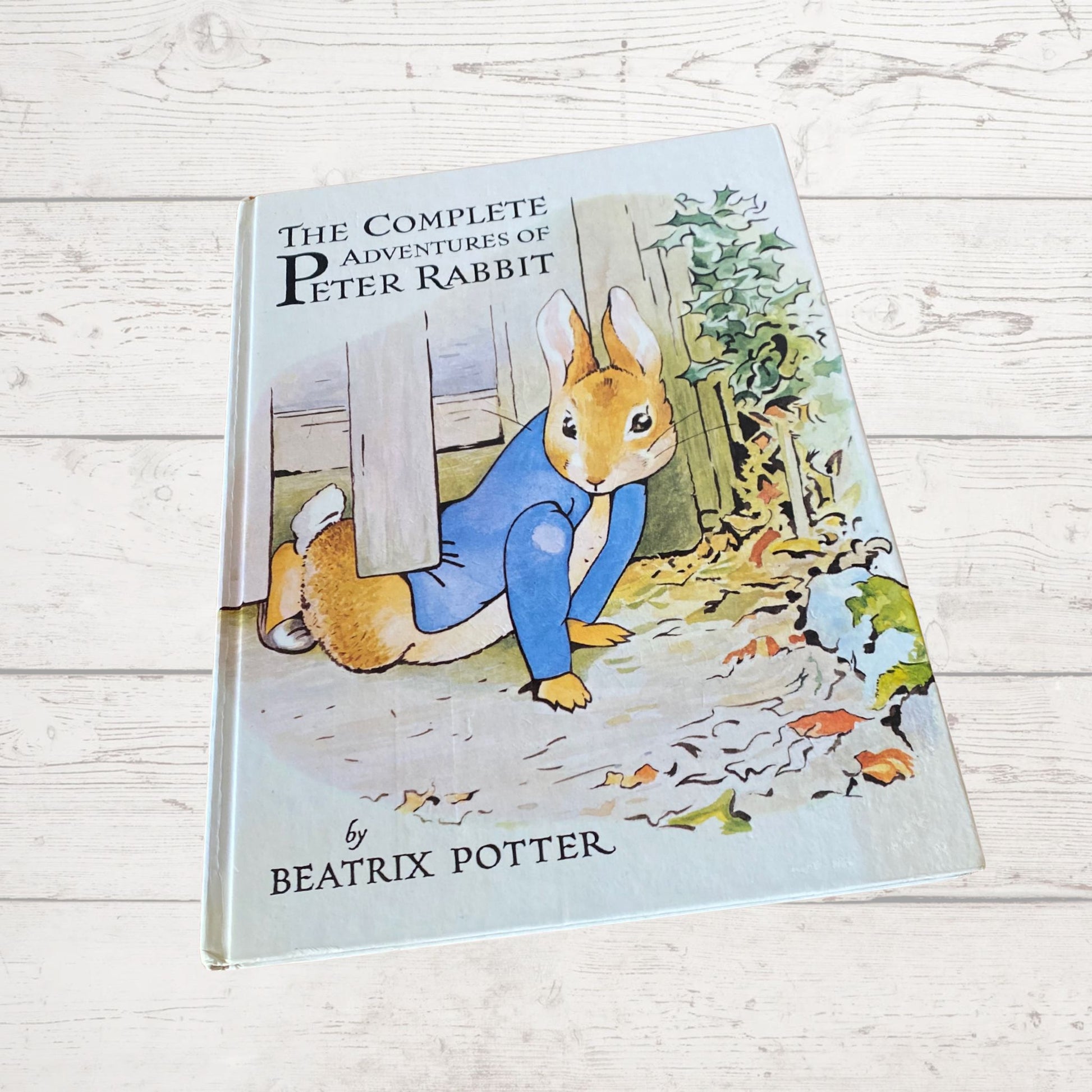 A charming hardback book edition of The Complete Adventures of Peter Rabbit by Beatrix Potter, published in 1982.