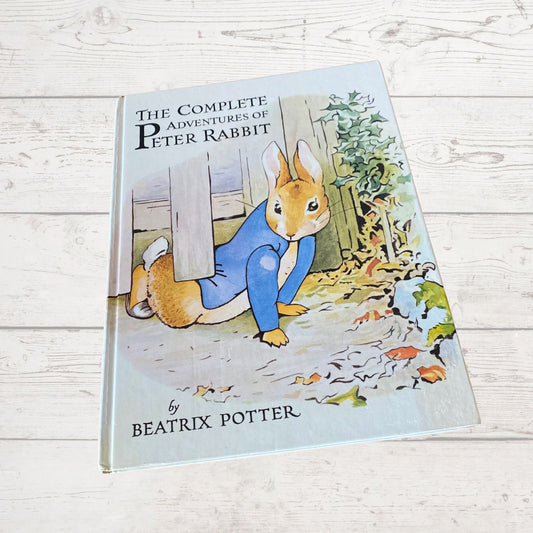 A charming hardback book edition of The Complete Adventures of Peter Rabbit by Beatrix Potter, published in 1982.