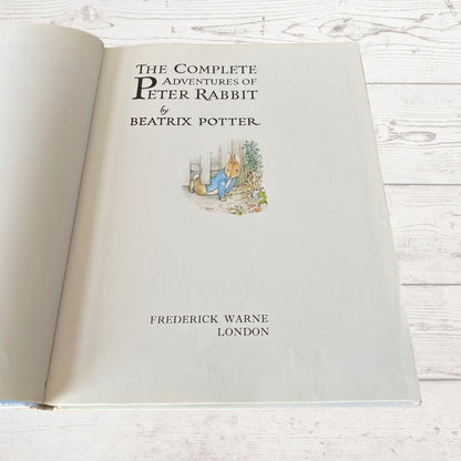 The Complete Adventures of Peter Rabbit: 1982 Edition - Fully Illustrated Hardcover Book