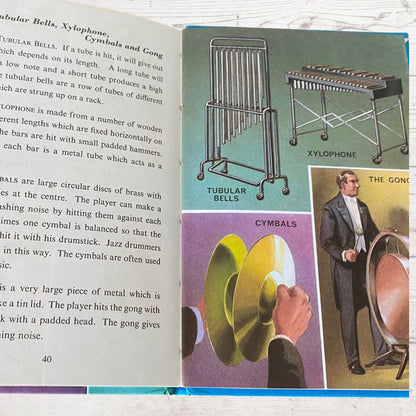 Vintage 1970s ladybird book, A ladybird book of Musical Instruments. Series 662