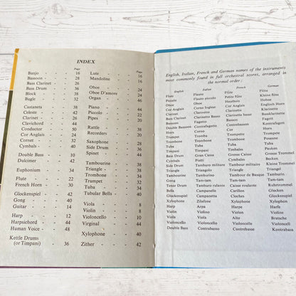 Vintage 1970s ladybird book, A ladybird book of Musical Instruments. Series 662