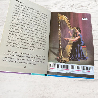 Vintage 1970s ladybird book, A ladybird book of Musical Instruments. Series 662