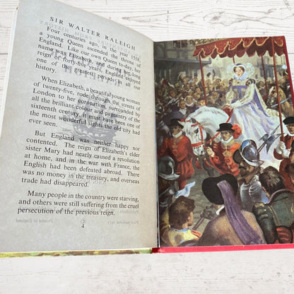 Vintage 1960s ladybird book, Sir Walter Raleigh  , An Adventure from History. Series 561