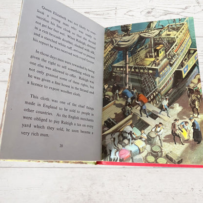 Vintage 1960s ladybird book, Sir Walter Raleigh  , An Adventure from History. Series 561