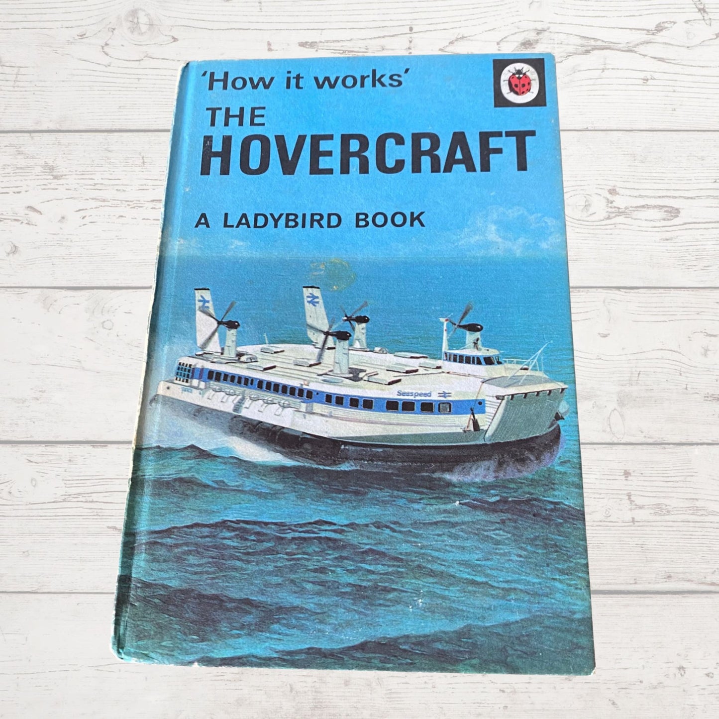 Vintage 1970s ladybird book, The Hovercraft , How it Works. Series 654