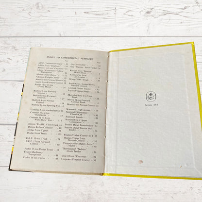 Vintage 1960s ladybird book, The Ladybird Book of Commercial Vehicles,  Series 584