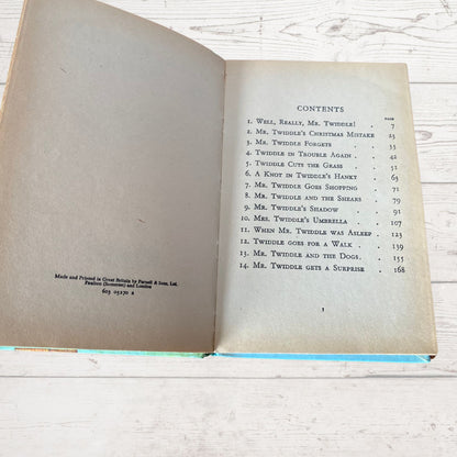 Vintage 1960s Dean & son Hardback Book by Enid Blyton - Well Really Mr Twiddle. Great nostalgic/ children’s gift idea
