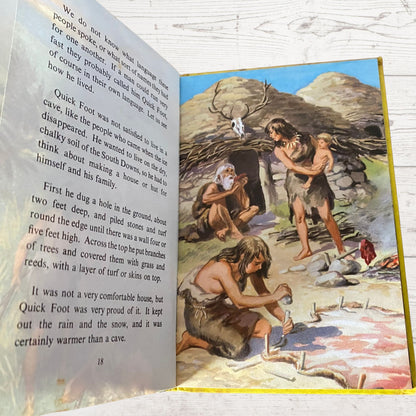 Vintage 1960s ladybird book.  Stone Age Man in Britain . An Adventure from History. Series 561