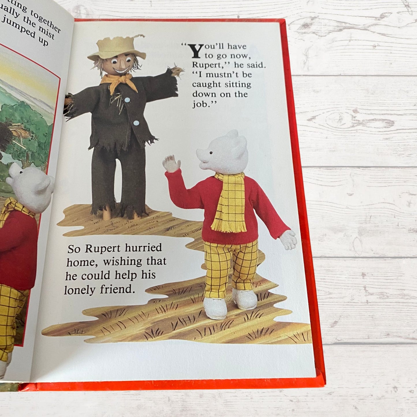 Rupert and the Old Hat. Rupert Bear . Vintage ladybird book. Great gift idea