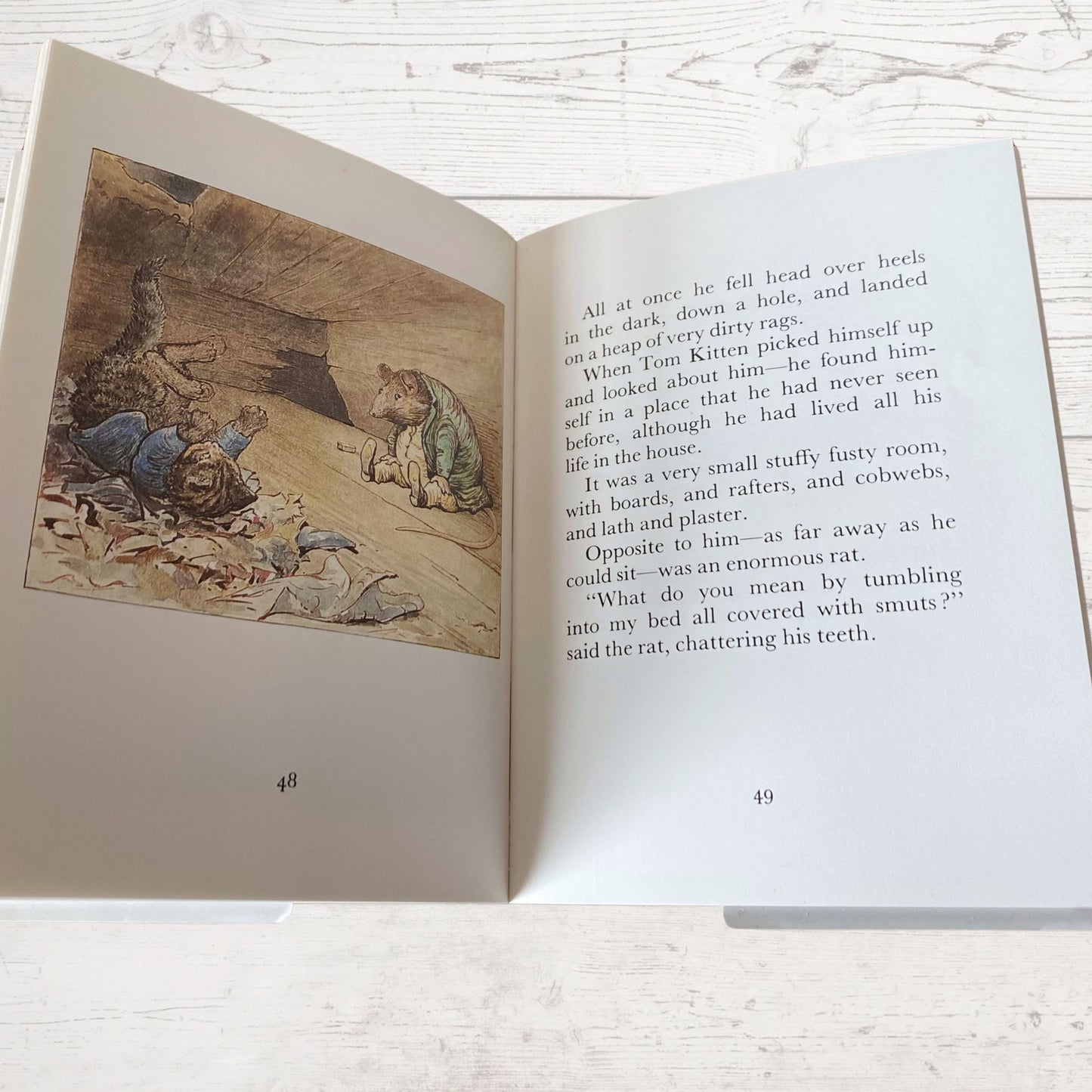 The Tale of Samuel Whiskers or The Roly - Poly Pudding. Vintage Beatrix Potter book. 1987 edition.