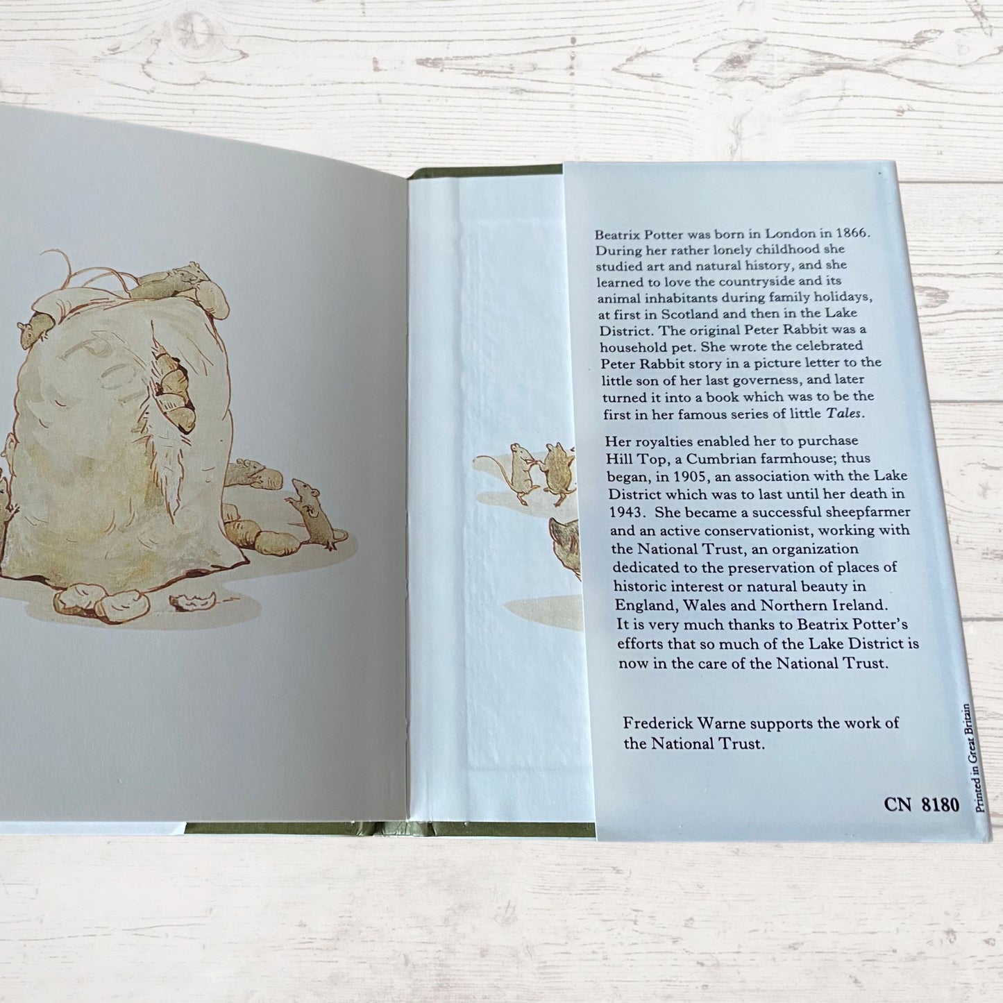 The Tale of Samuel Whiskers or The Roly - Poly Pudding. Vintage Beatrix Potter book. 1987 edition.