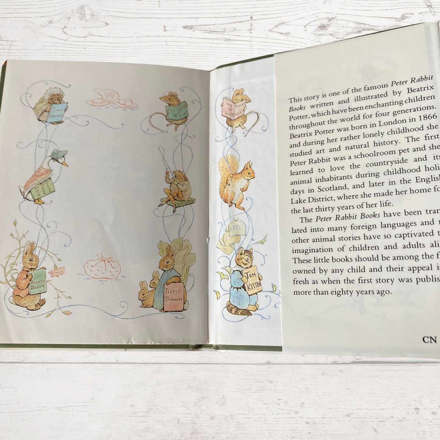 The Tale of Squirrel Nutkin. Vintage Beatrix Potter book. 1987 edition.